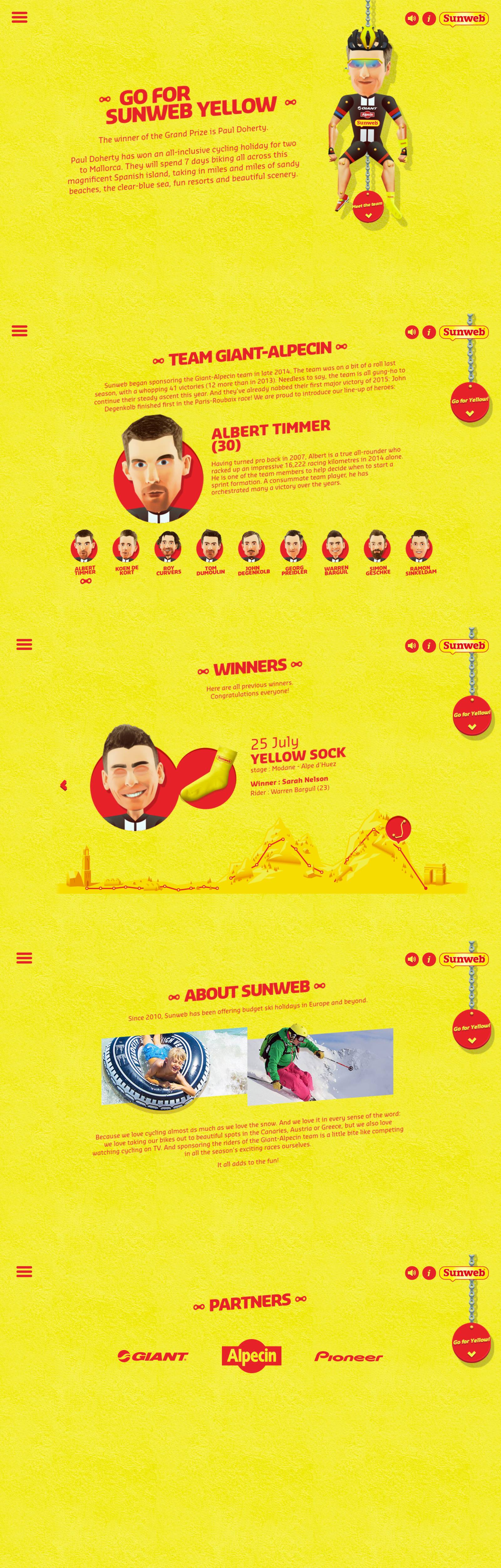 Go For Sunweb Yellow